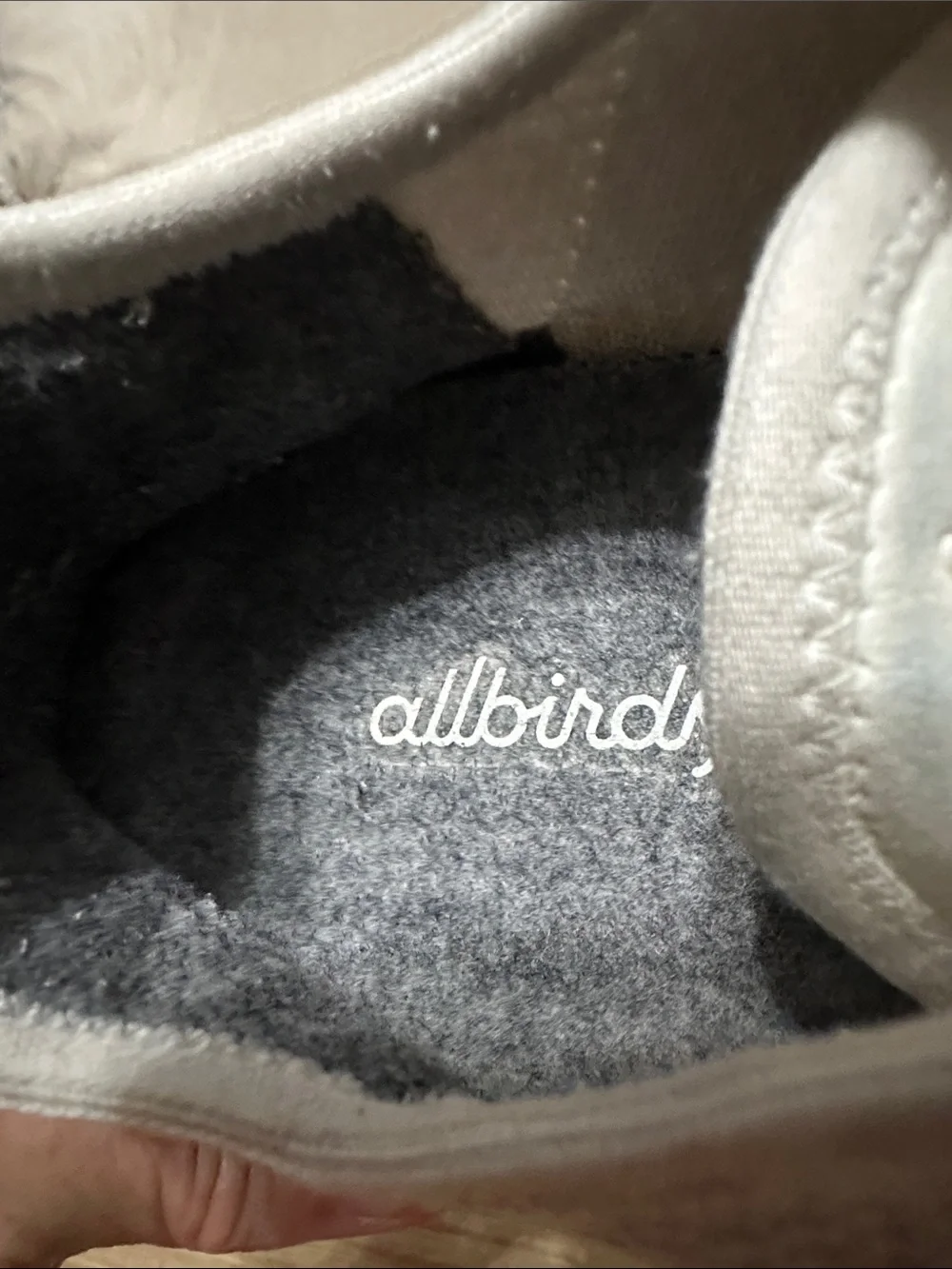 allbirds Women's White Knit Lace-Up Sneakers